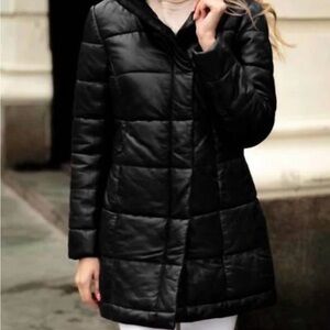 Mauritius Lya Leather Puffer Jacket